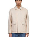 Giacca con tasche in beige 