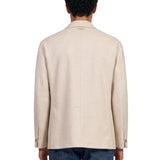 Giacca con tasche in beige 