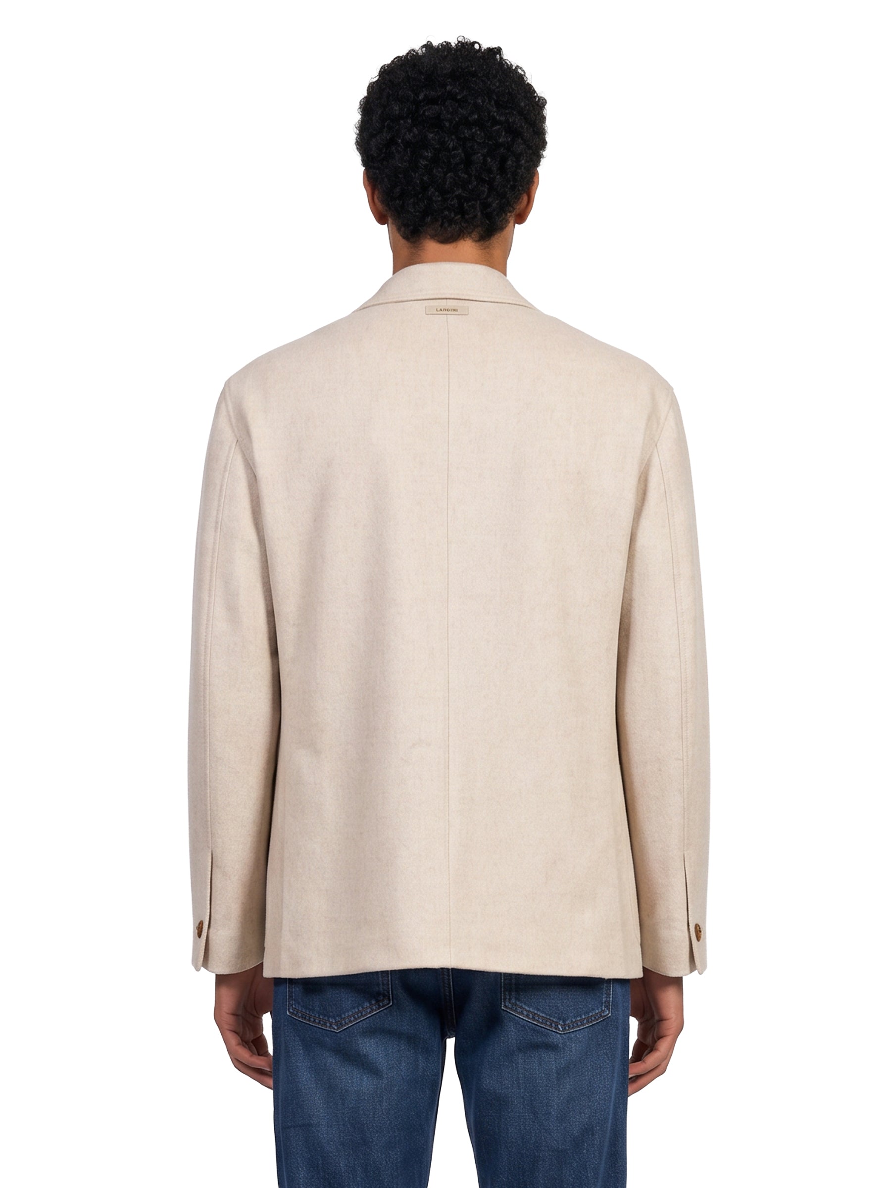 Giacca con tasche in beige 
