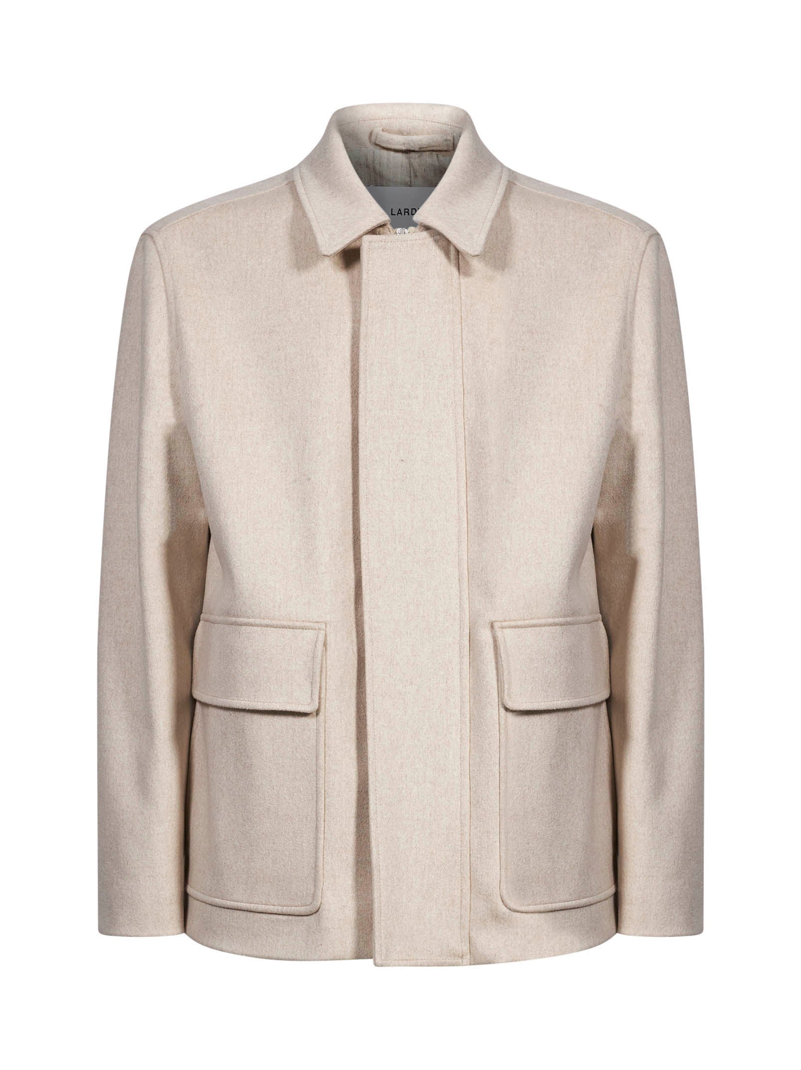 Giacca con tasche in beige 