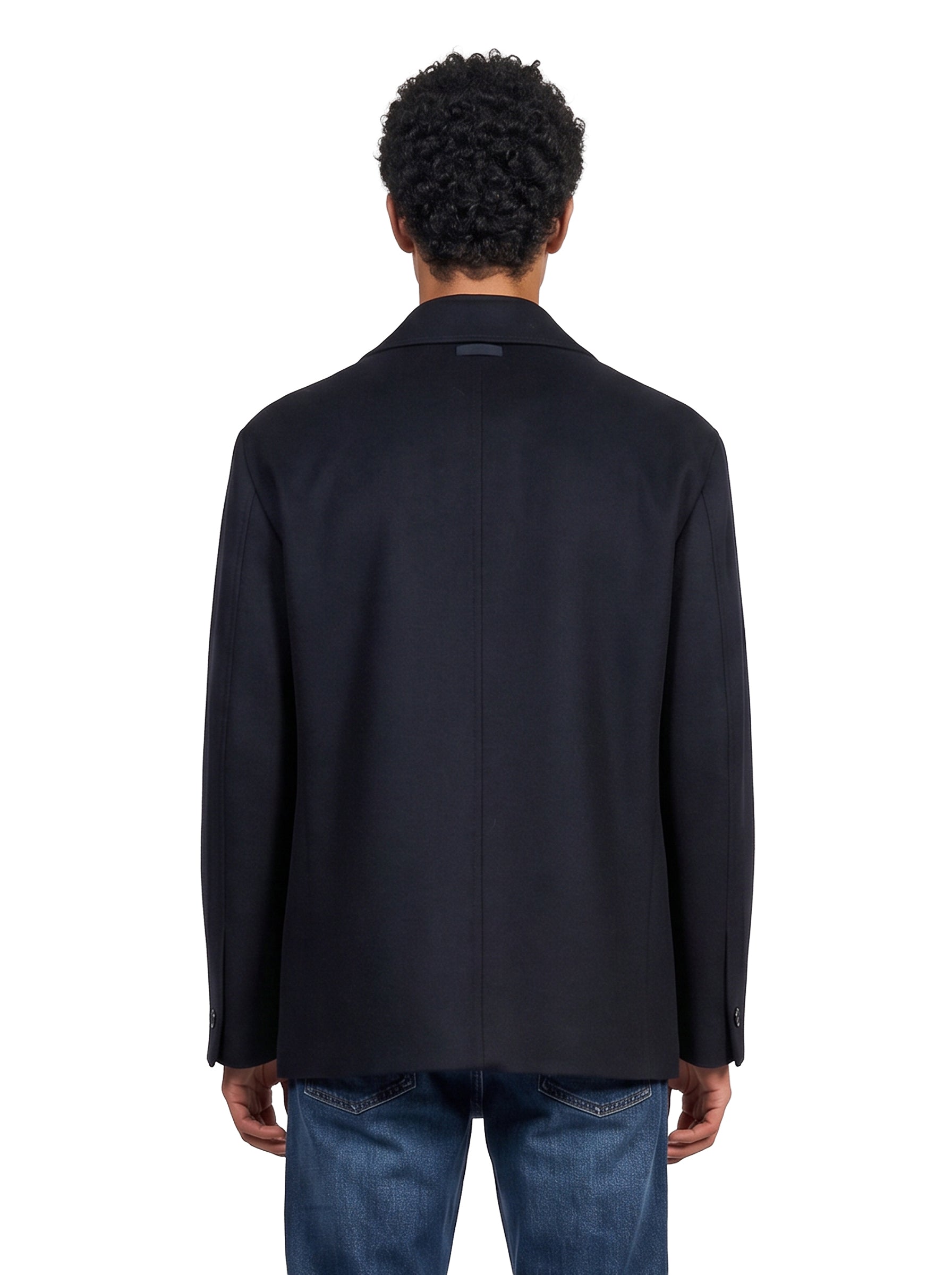 Giacca con tasche in nero 