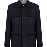 Giacca con tasche in nero 