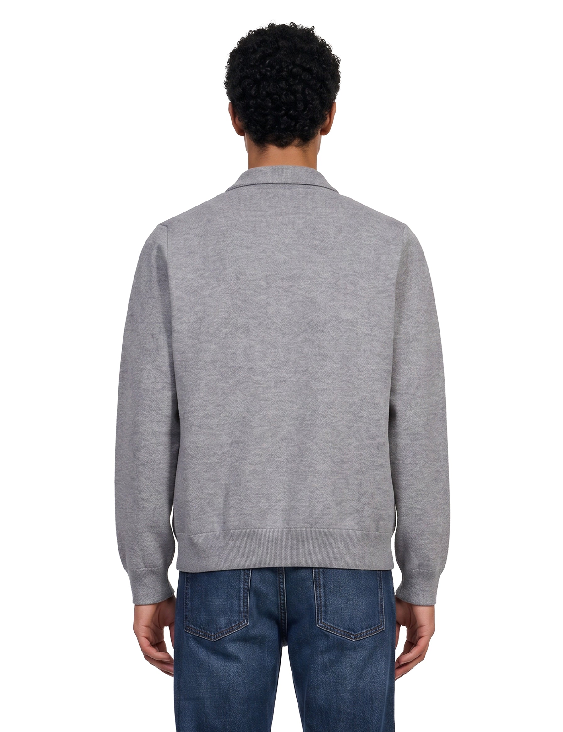 Giacca con zip in grigio 