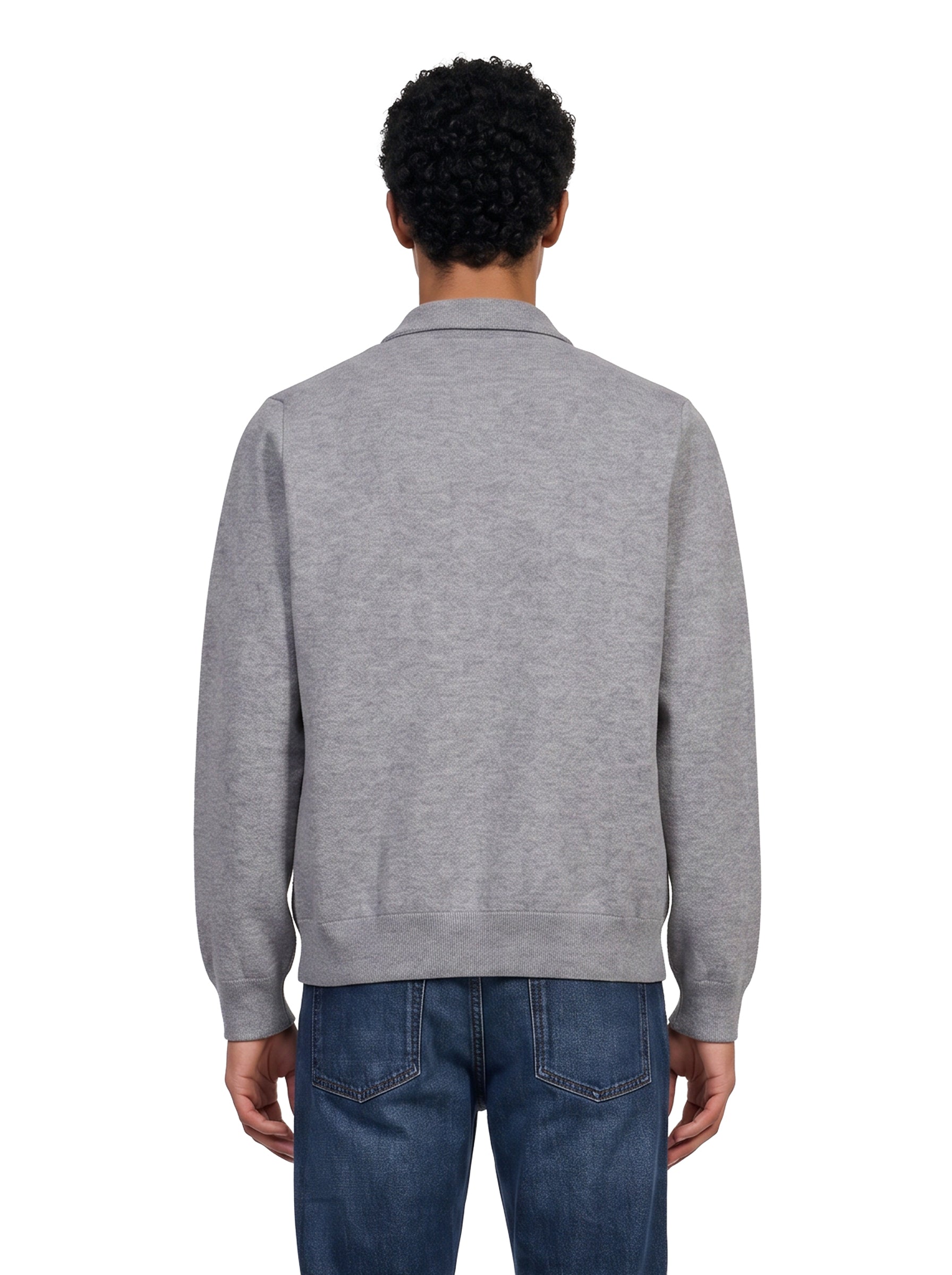 Giacca con zip in grigio 