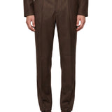 Pantaloni sartoriali in marrone 