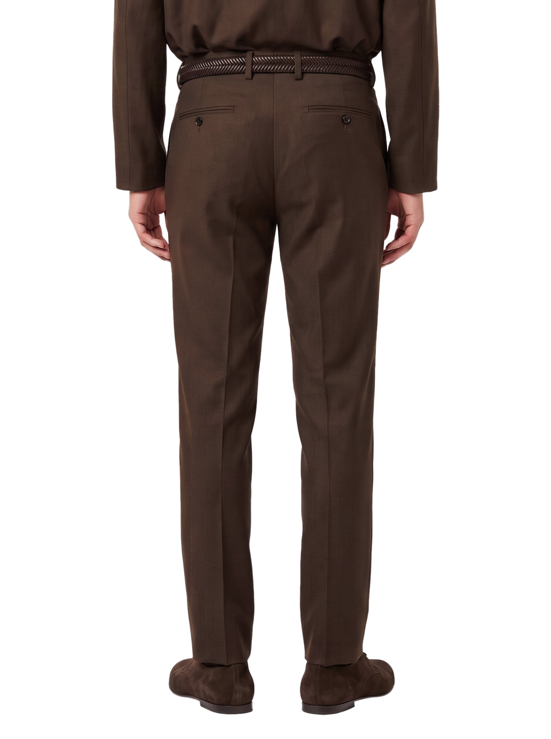 Pantaloni sartoriali in marrone 