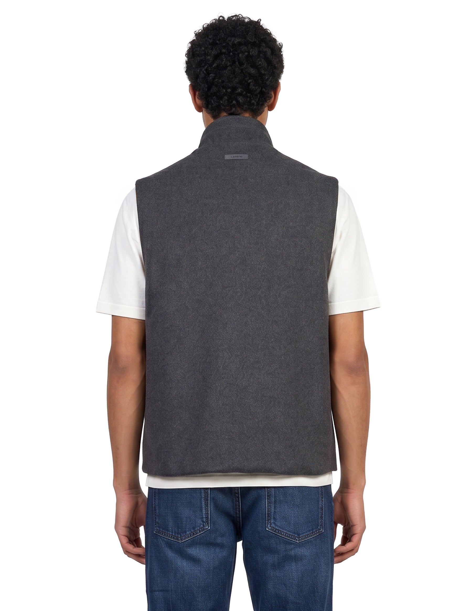 Smanicato con tasche in grigio 