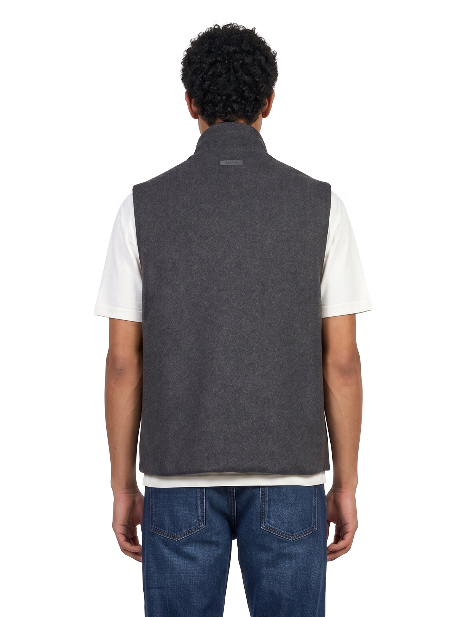 Smanicato con tasche in grigio 
