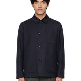 Giacca camicia Stone in blu 