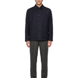Giacca camicia Stone in blu 