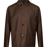 Giacca camicia Stone in marrone 