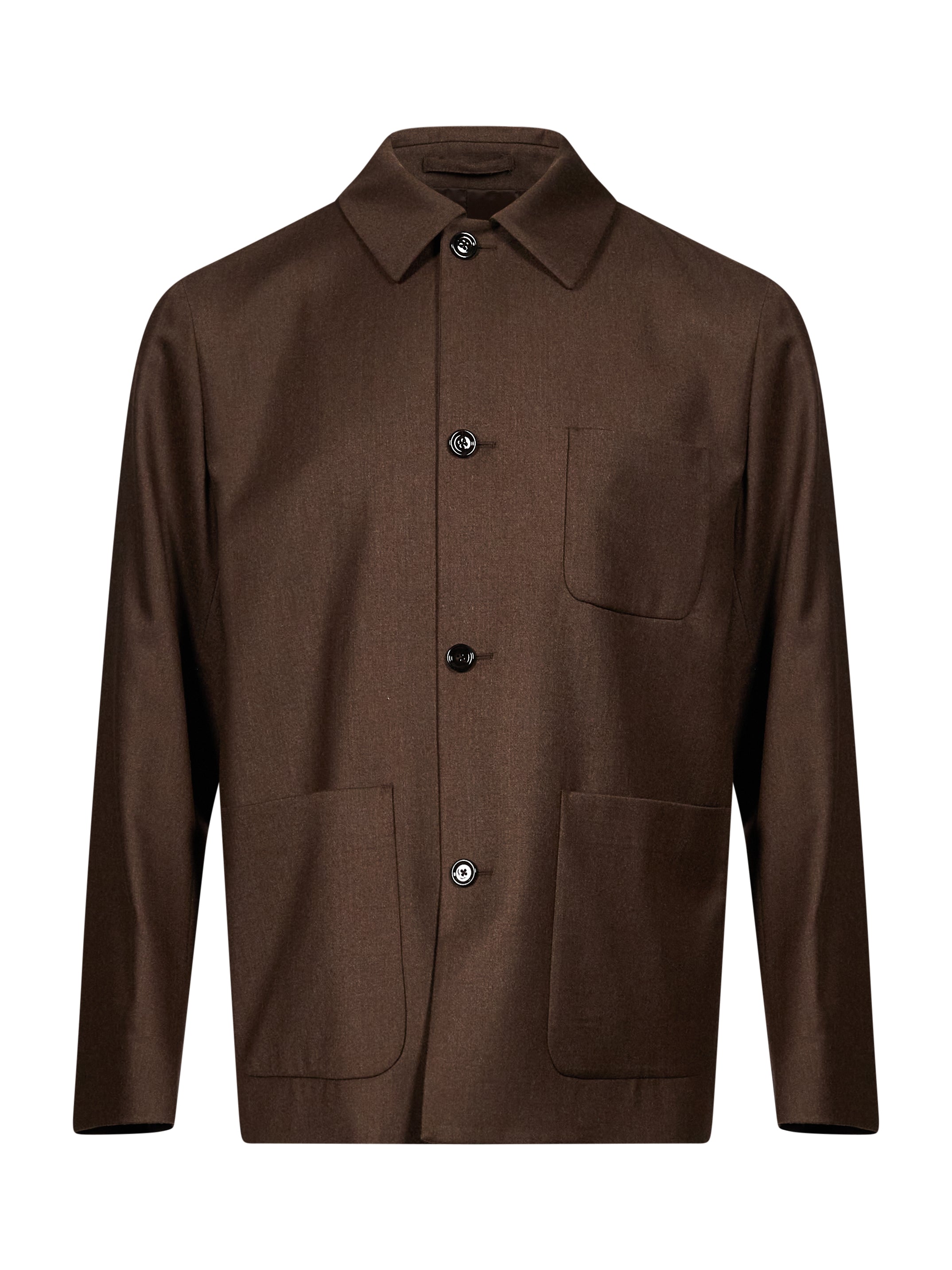 Giacca camicia Stone in marrone 