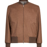 Giacca Teorema con zip in beige 