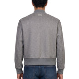 Giacca con zip in grigio 