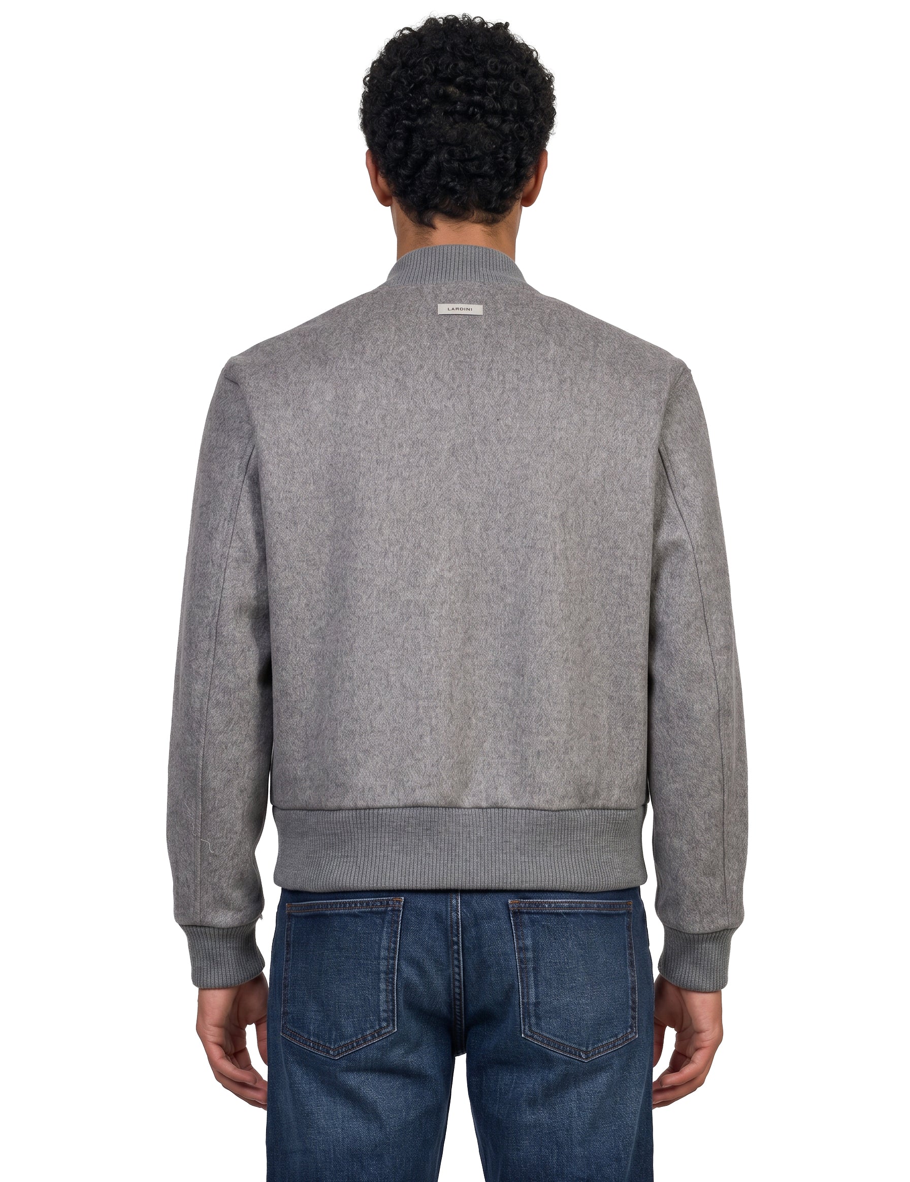 Giacca con zip in grigio 