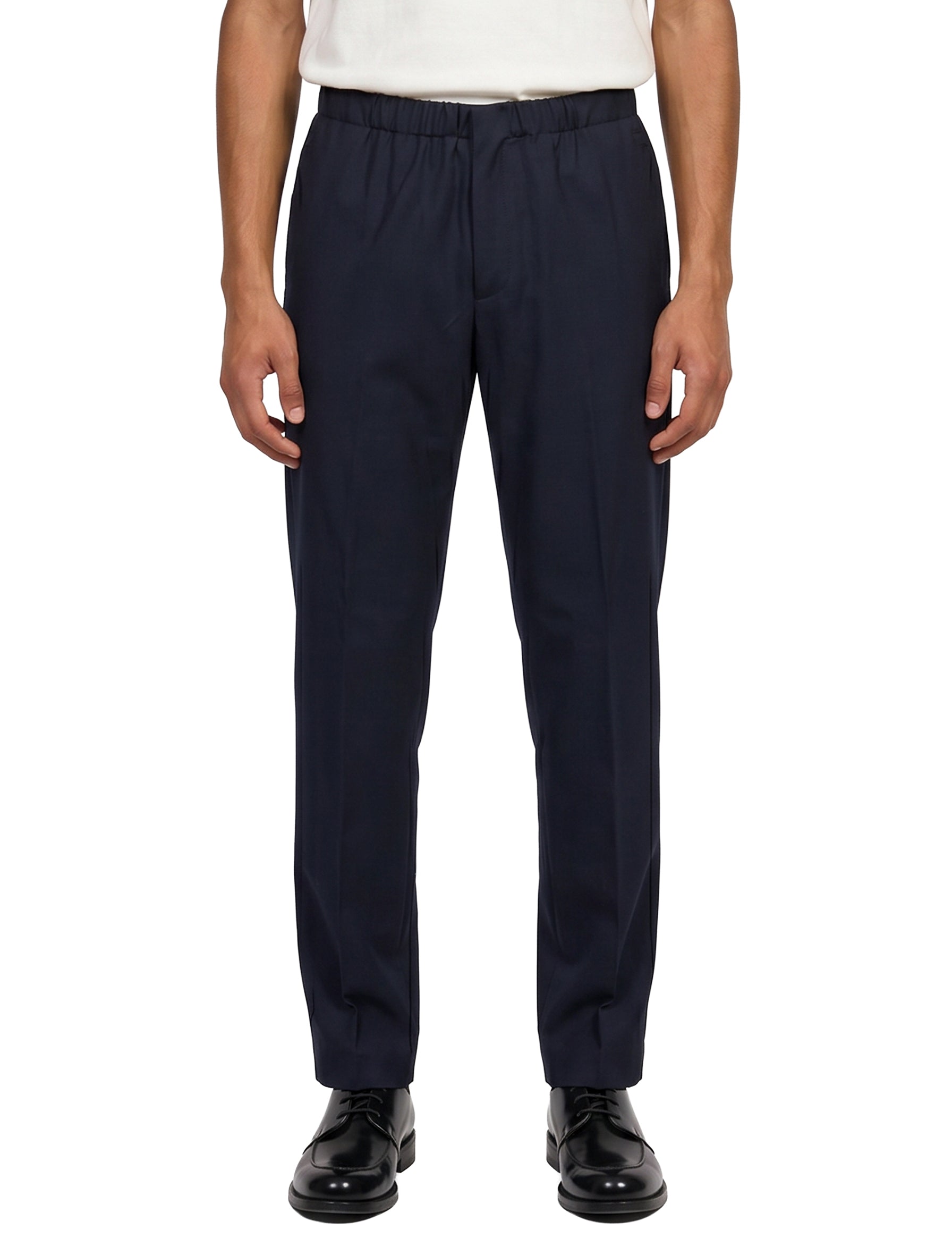Pantaloni con coulisse in blu 