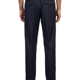 Pantaloni con coulisse in blu 