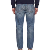 Jeans cinque tasche in blu 