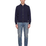 Jeans cinque tasche in blu 