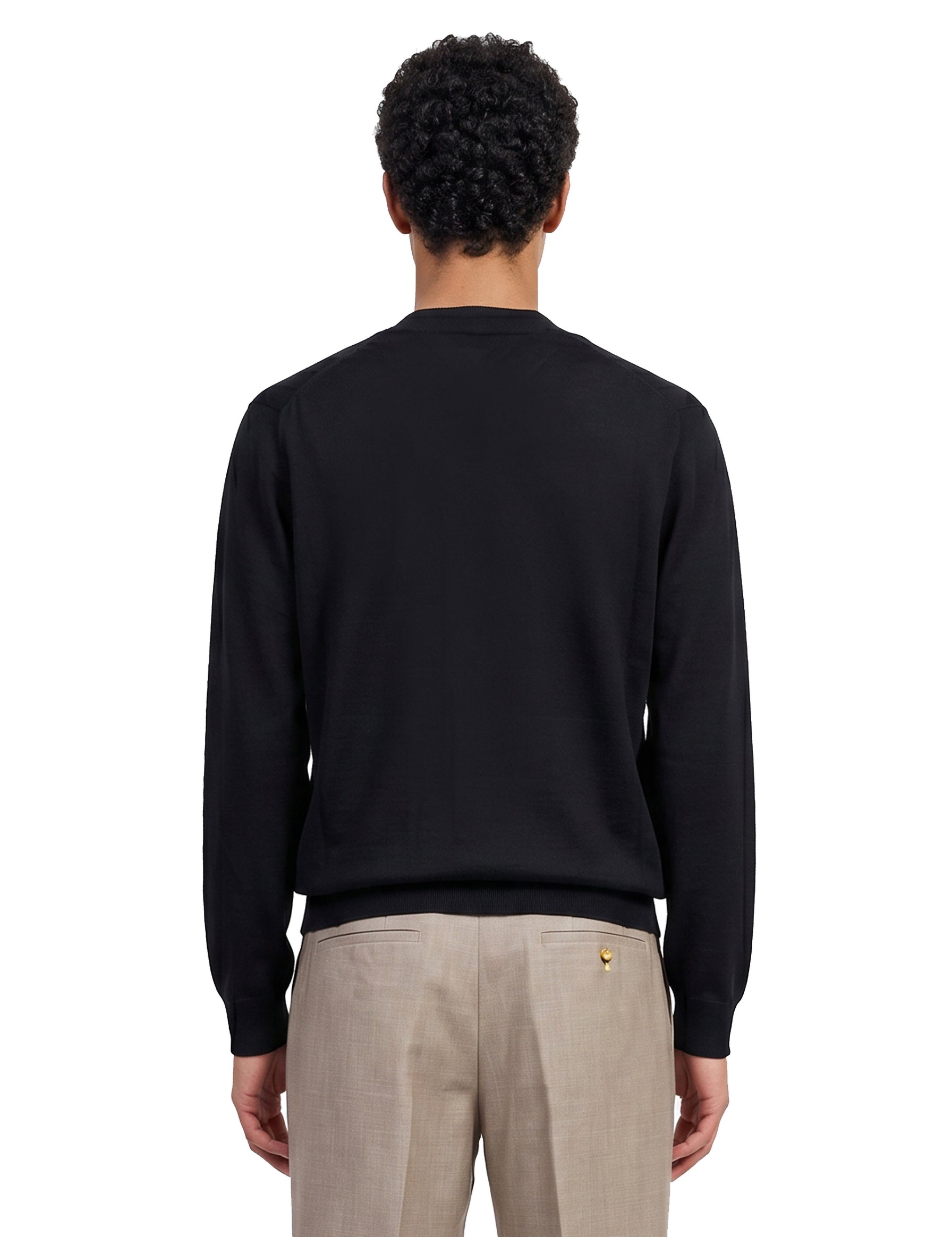 Cardigan con scollo a V in nero 
