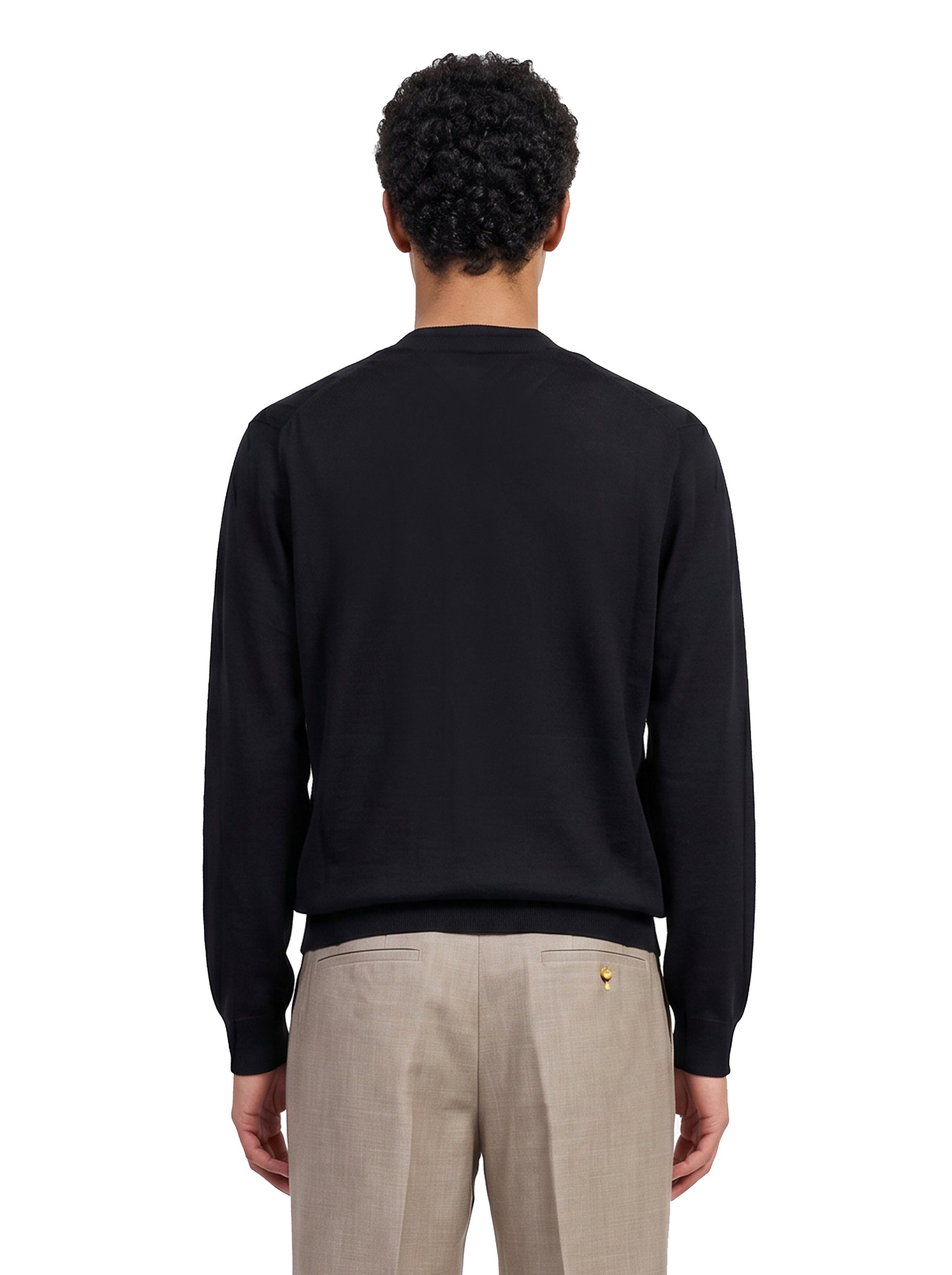 Cardigan con scollo a V in nero 