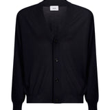 Cardigan con scollo a V in nero 