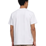 T-shirt a maniche corte in bianco 