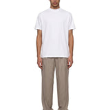 T-shirt a maniche corte in bianco 