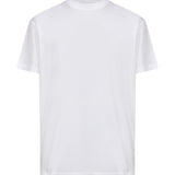 T-shirt a maniche corte in bianco 