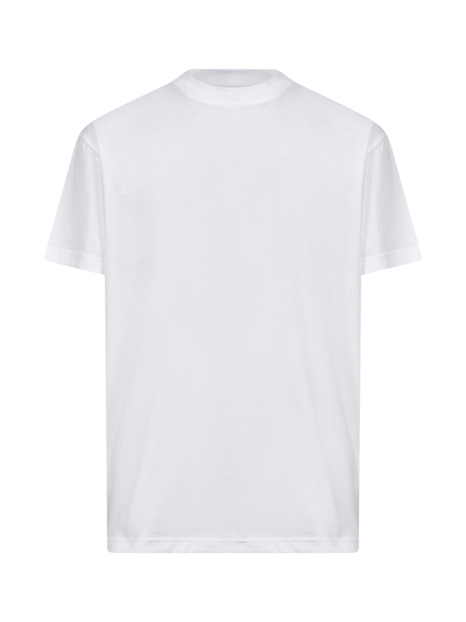 T-shirt a maniche corte in bianco 