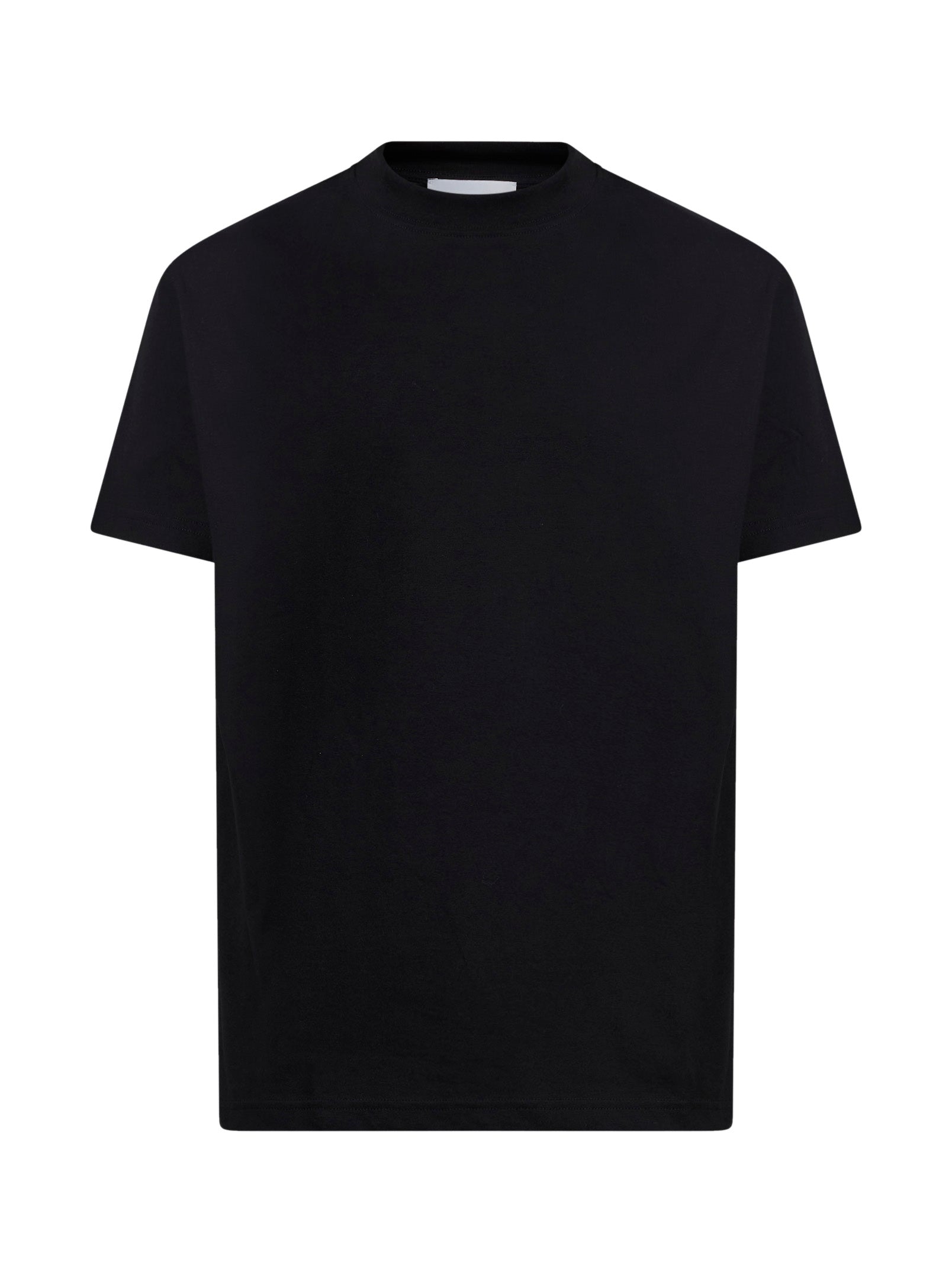 T-shirt a maniche corte in nero 