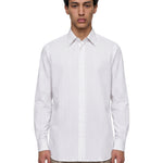 Camicia a righe in bianco 