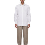 Camicia a righe in bianco 