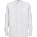 Camicia a righe in bianco 