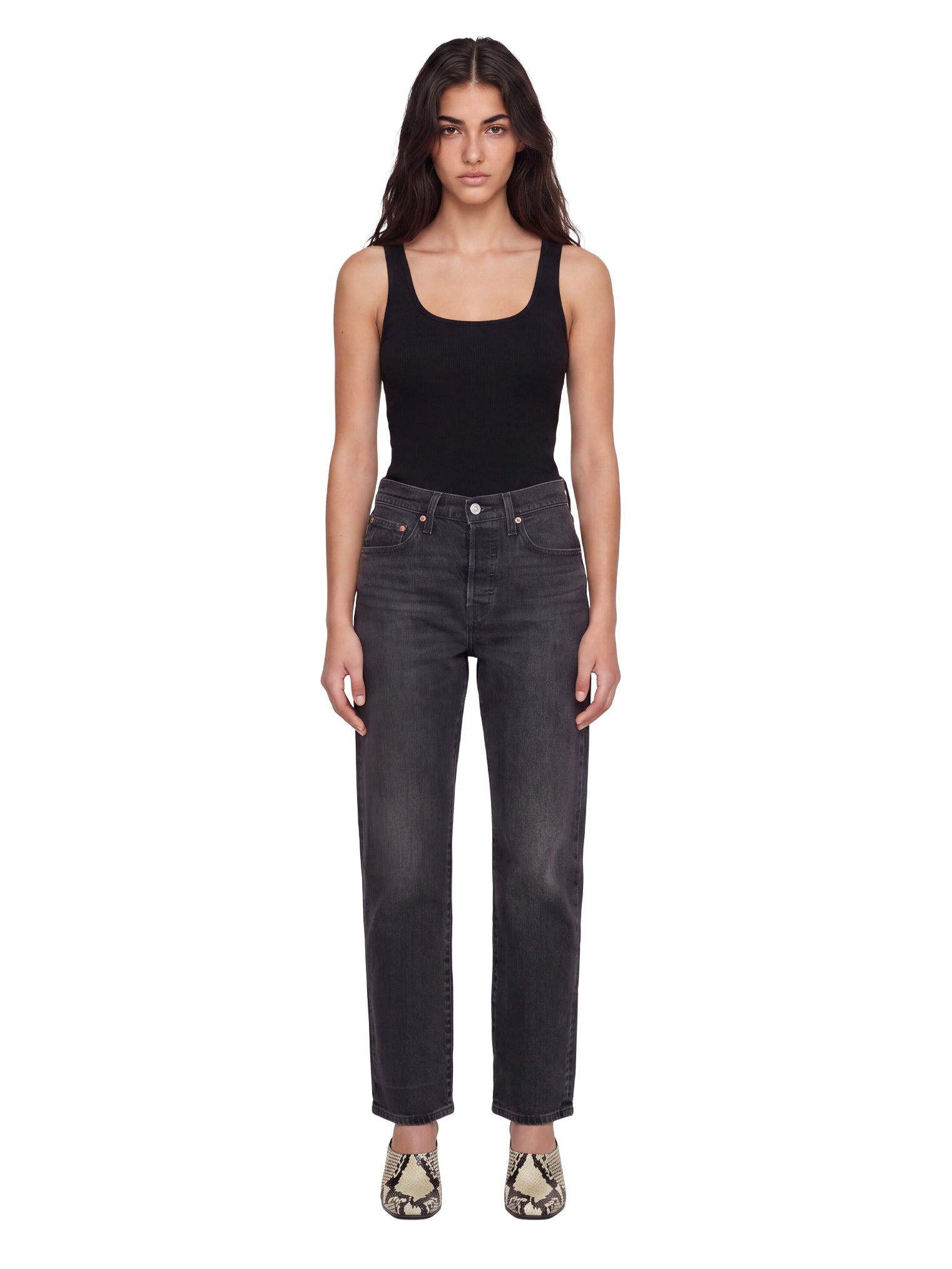 Jeans 501 Curve in nero 