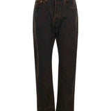Jeans 501 Curve in marrone 