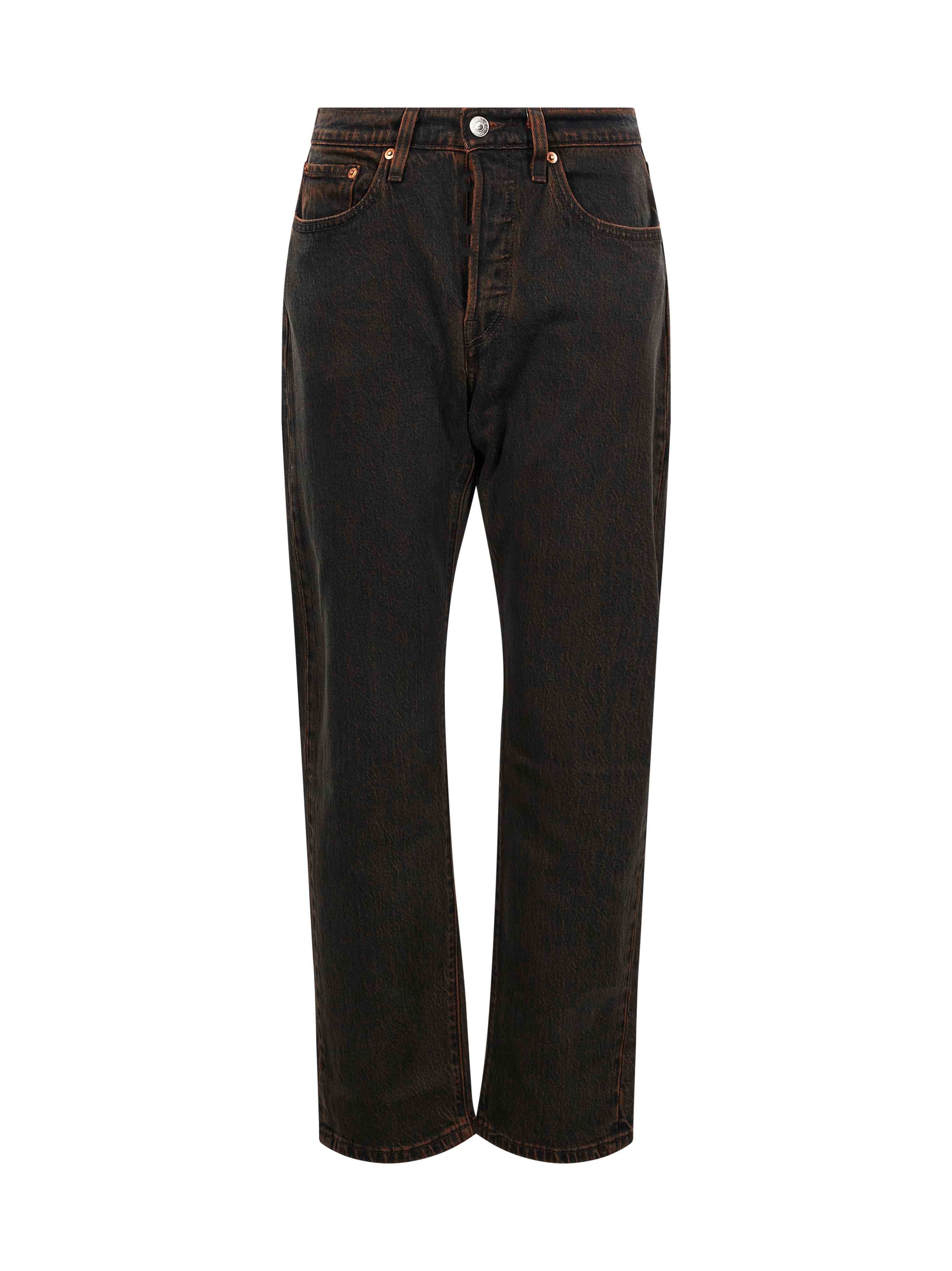 Jeans 501 Curve in marrone 