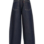 Jeans Barrel in blu 