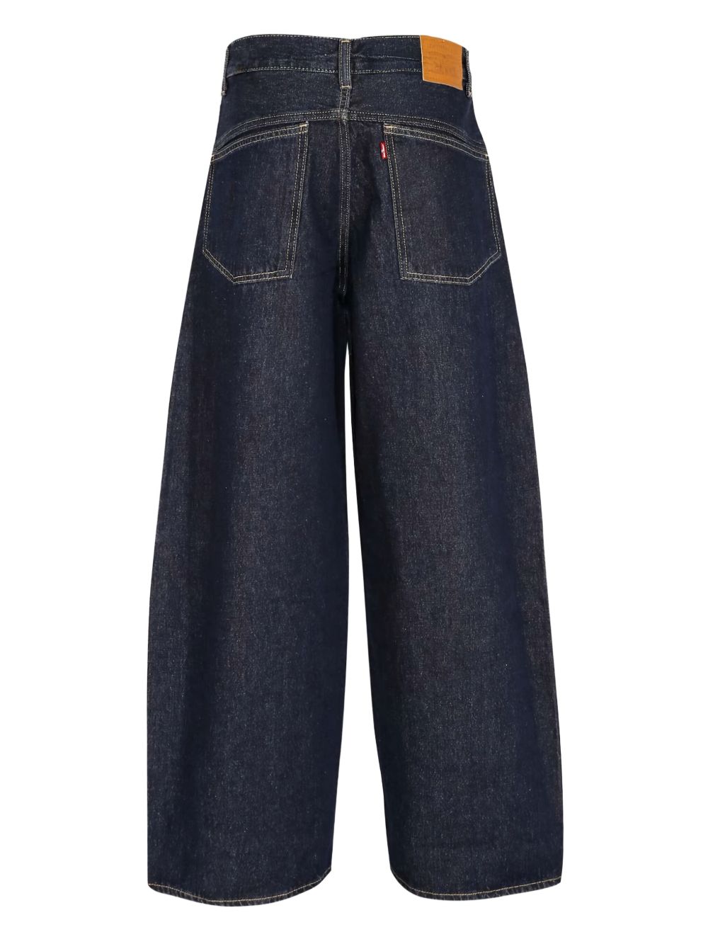 Jeans Barrel in blu 