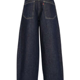 Jeans Barrel in blu 