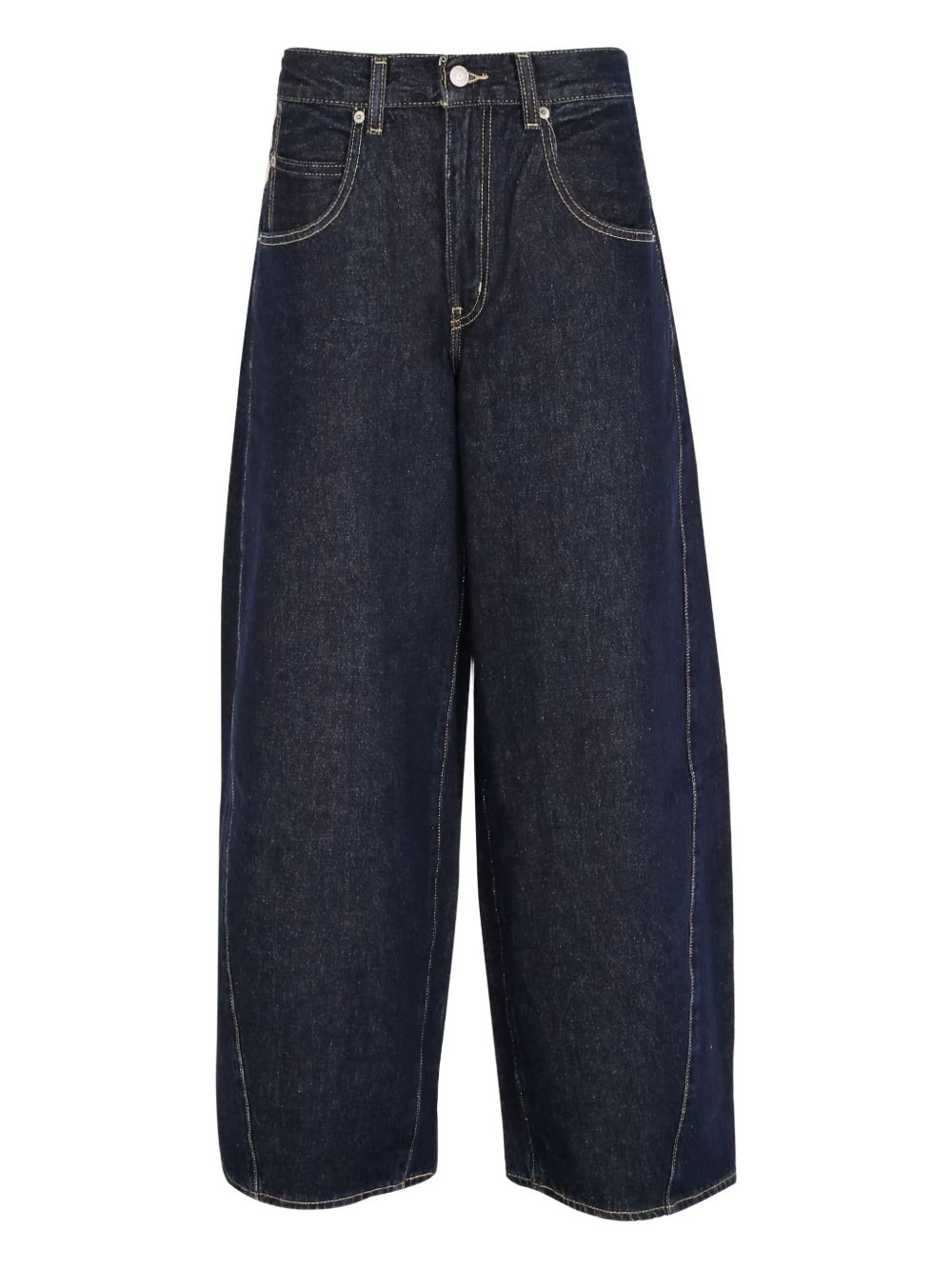 Jeans Barrel in blu 
