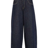 Jeans Barrel in blu 