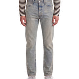 Jeans a gamba dritta 501 in celeste 