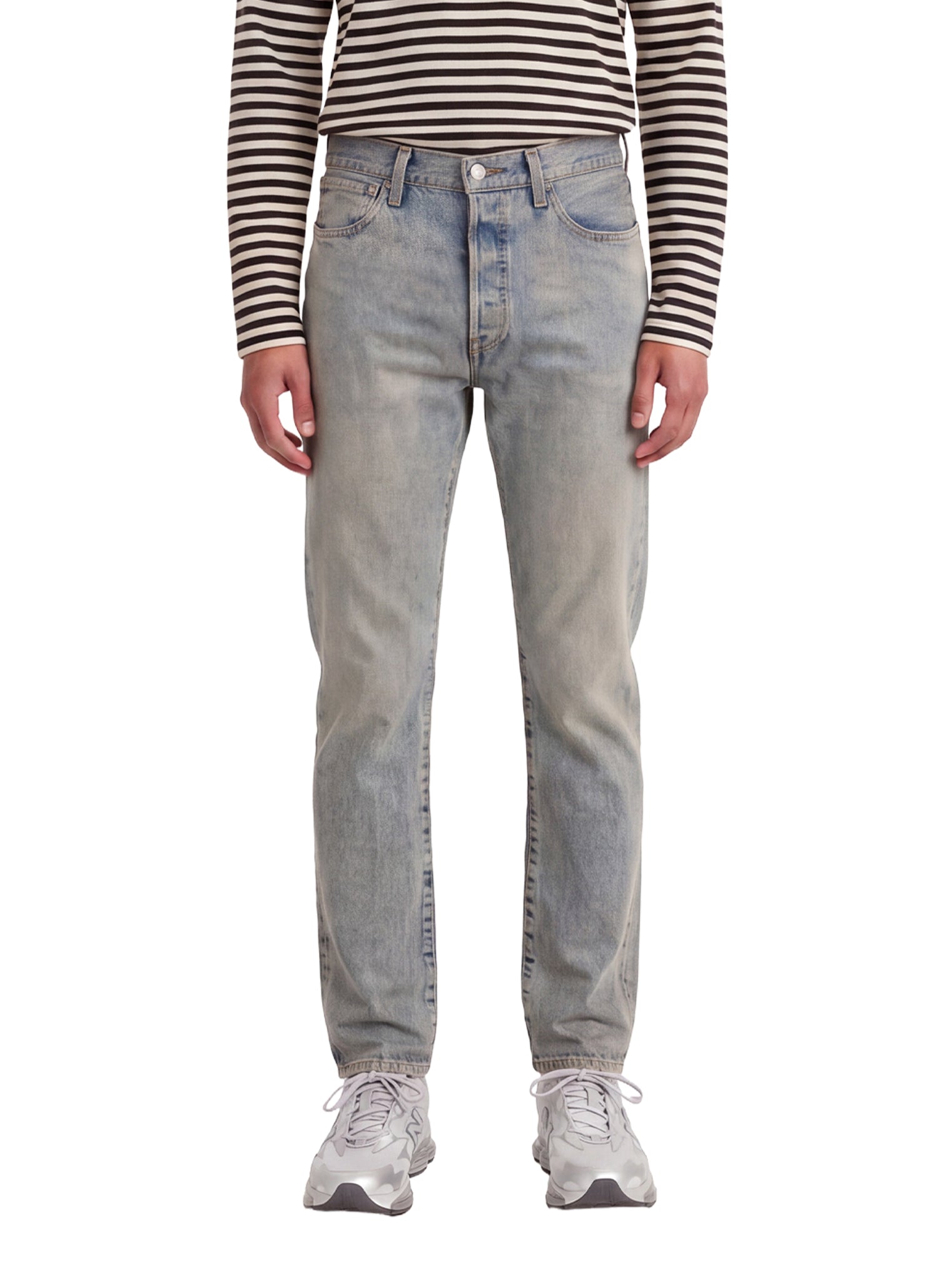 Jeans a gamba dritta 501 in celeste 