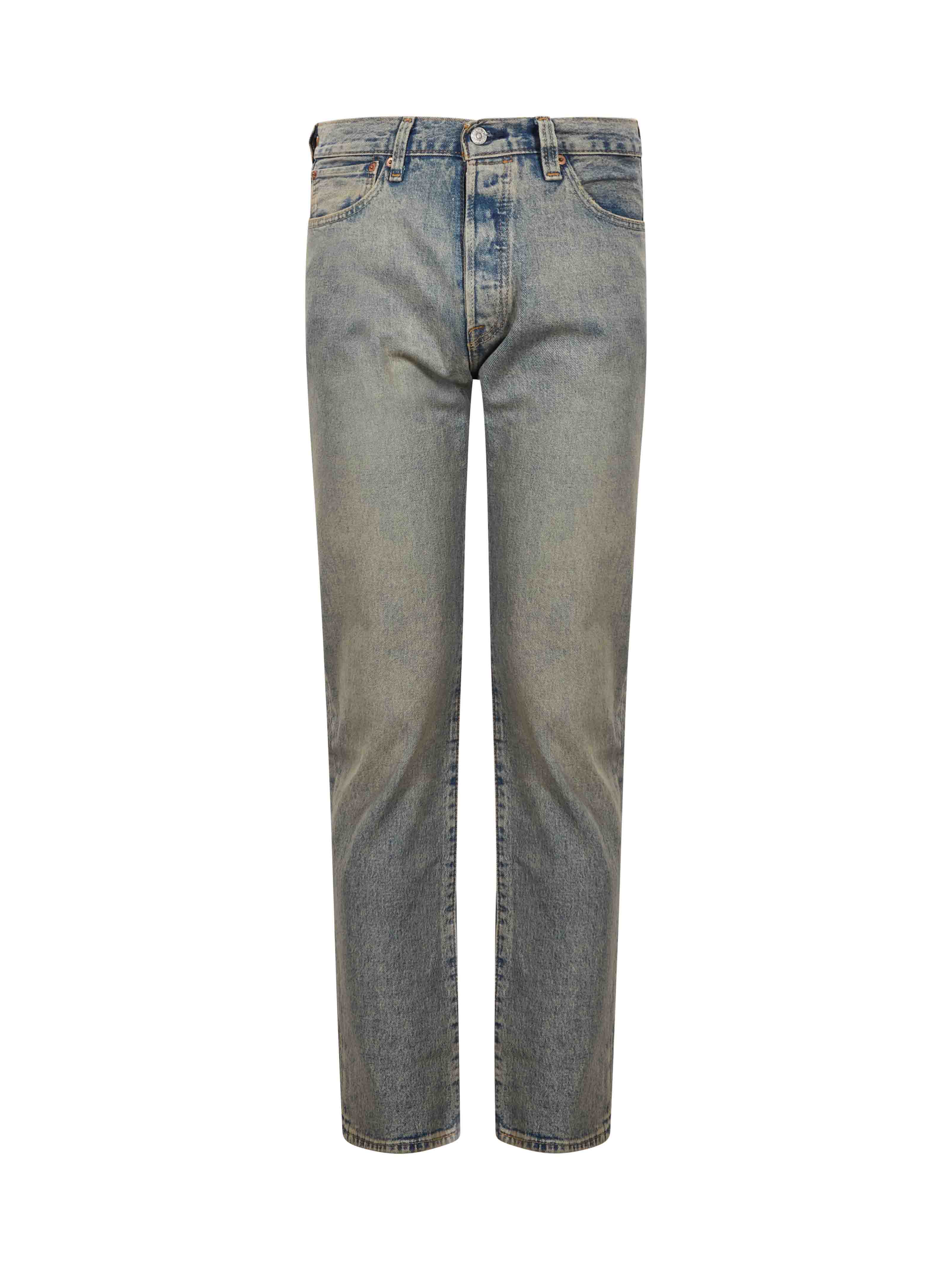 Jeans a gamba dritta 501 in celeste 
