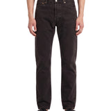 Jeans a gamba dritta 501 in marrone 