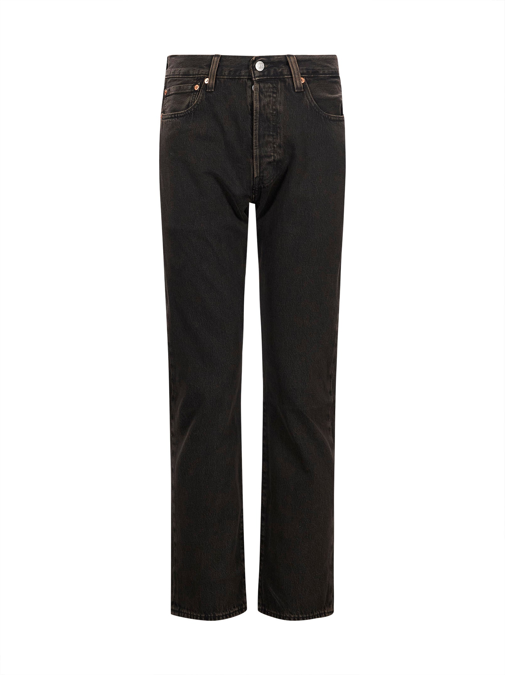 Jeans a gamba dritta 501 in marrone 