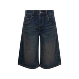 Bermuda Super Baggy Jort in blu 