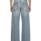 Jeans Twisted Baggy in blu 