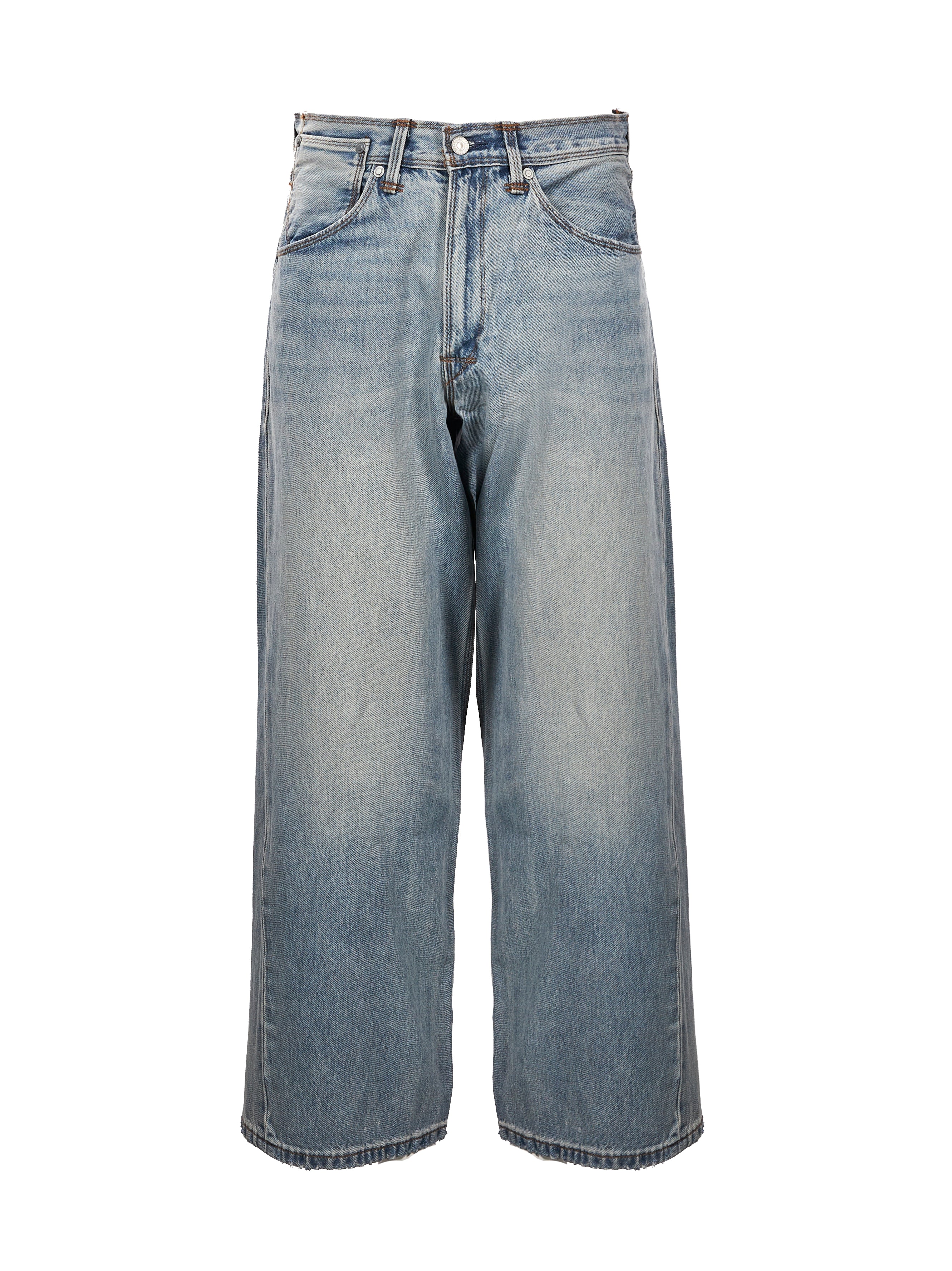 Jeans Twisted Baggy in blu 
